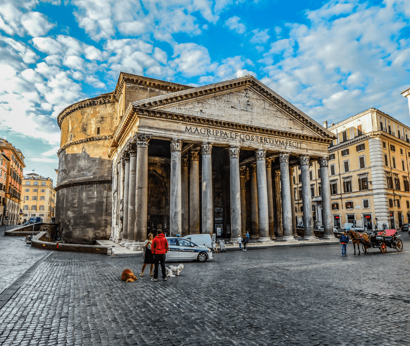 Pantheon Rome Exterior Day