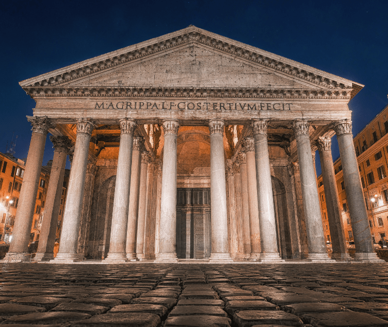 Pantheon Rome Night