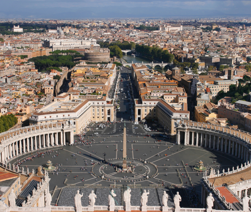 St Peters Square Rome Italy