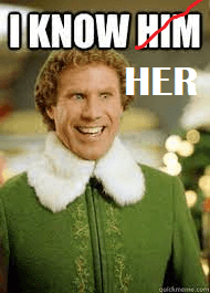 Elf I know her